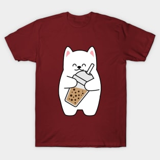 Boba Tea lover kitty T-Shirt